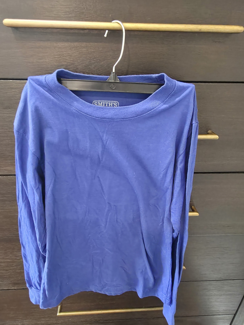 SMITH Men's Long Sleeve Crewneck Tee - Royal Blue